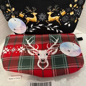 Ella & Elly set of 2 cosmetic pouches.